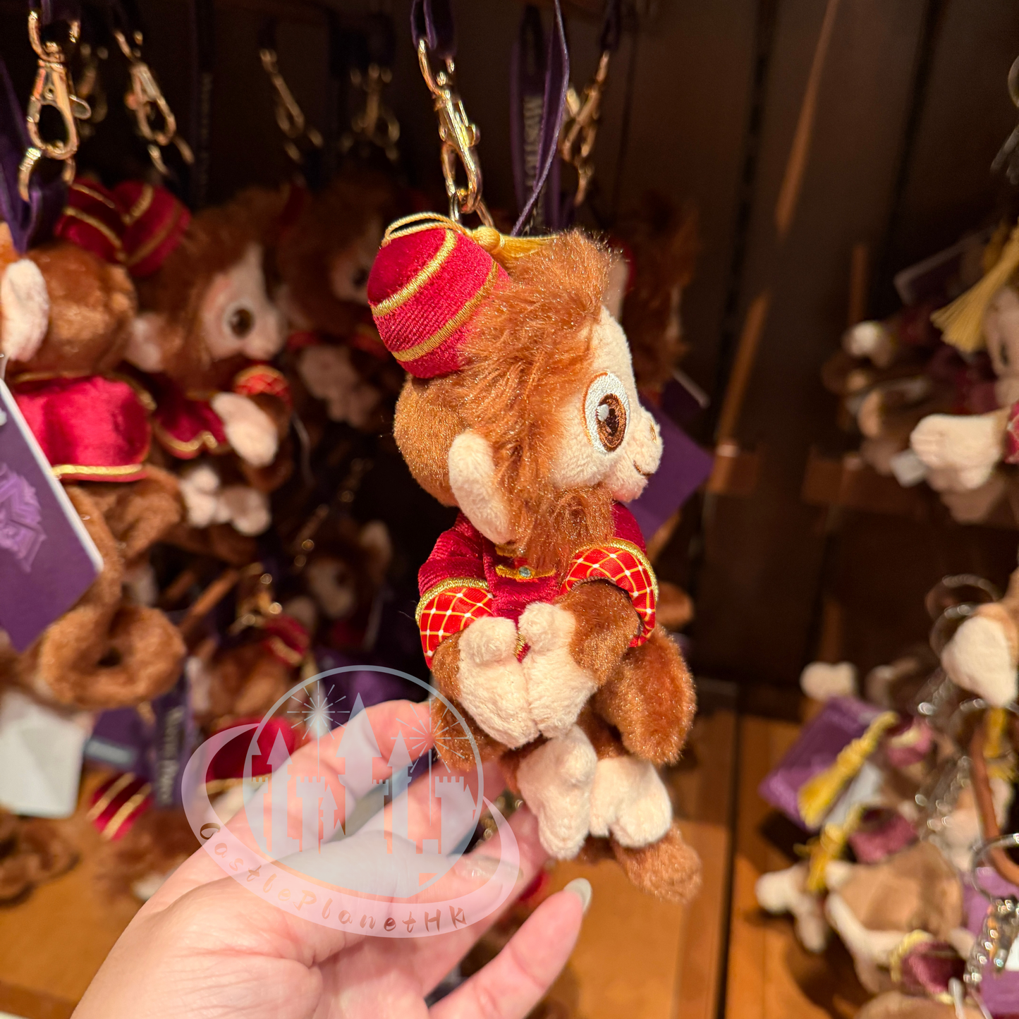 "Pre-Order" HKDL - Albert the Monkey Magnetic Plush Keychain, Mystic Manor
