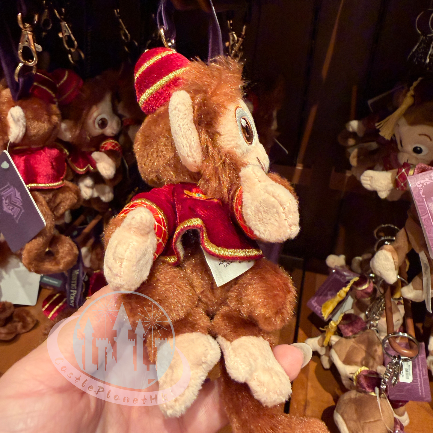 "Pre-Order" HKDL - Albert the Monkey Magnetic Plush Keychain, Mystic Manor
