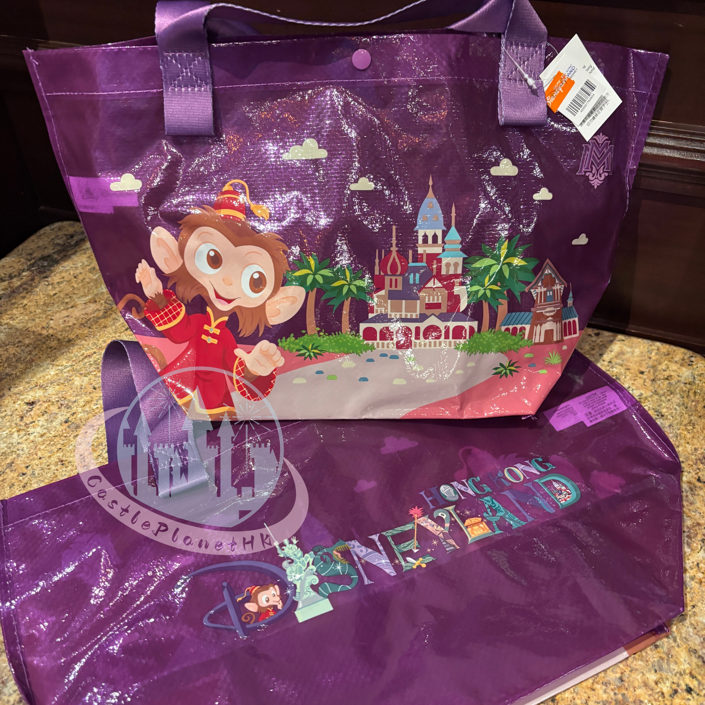 HKDL - Albert the Monkey (S) Shopping Bag, Mystic Manor【Ready Stock】