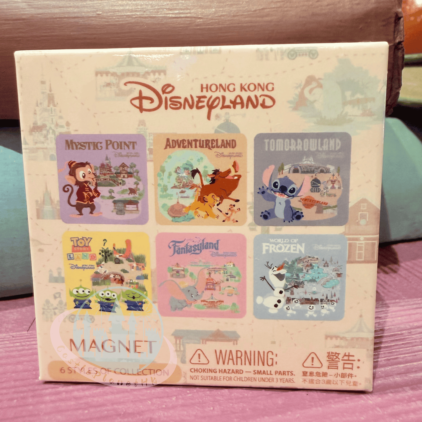 "Pre-Order" HKDL - Decoration Magnet Blind Box, Park Area Themed 2026
