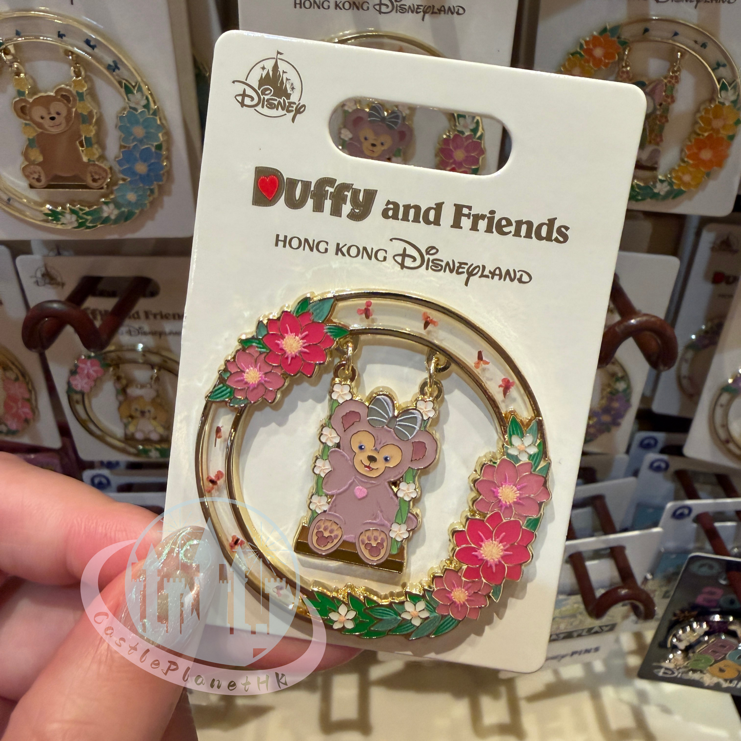 "Pre-Order" HKDL - ShellieMay Pin, Duffy and Friends Wreath Series