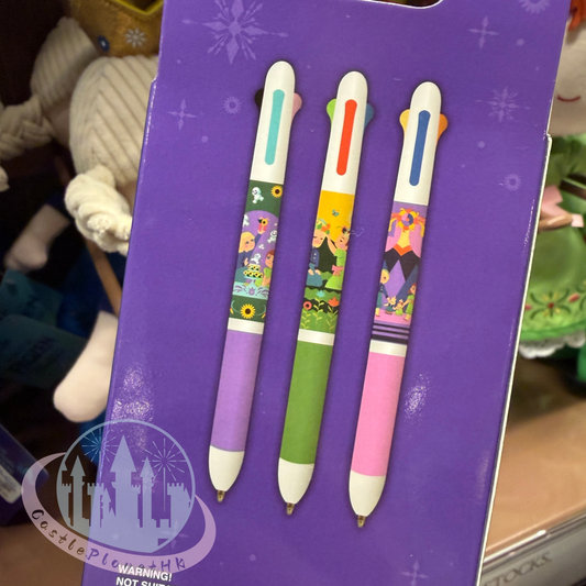 “Pre-order” HKDL - Elsa & Anna 4-Color Pen set, World of Frozen