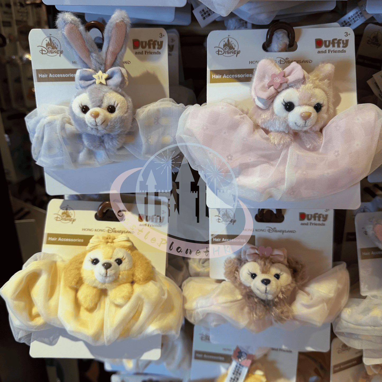 "Pre-Order" HKDL - LinaBell Plush Hair Scrunchie Accessories, Duffy and Friends