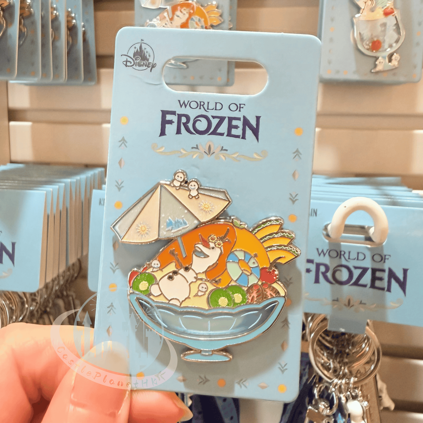 "Pre-Order" HKDL - Olaf Summer Fruit Sundae Pin, World of Frozen 2026