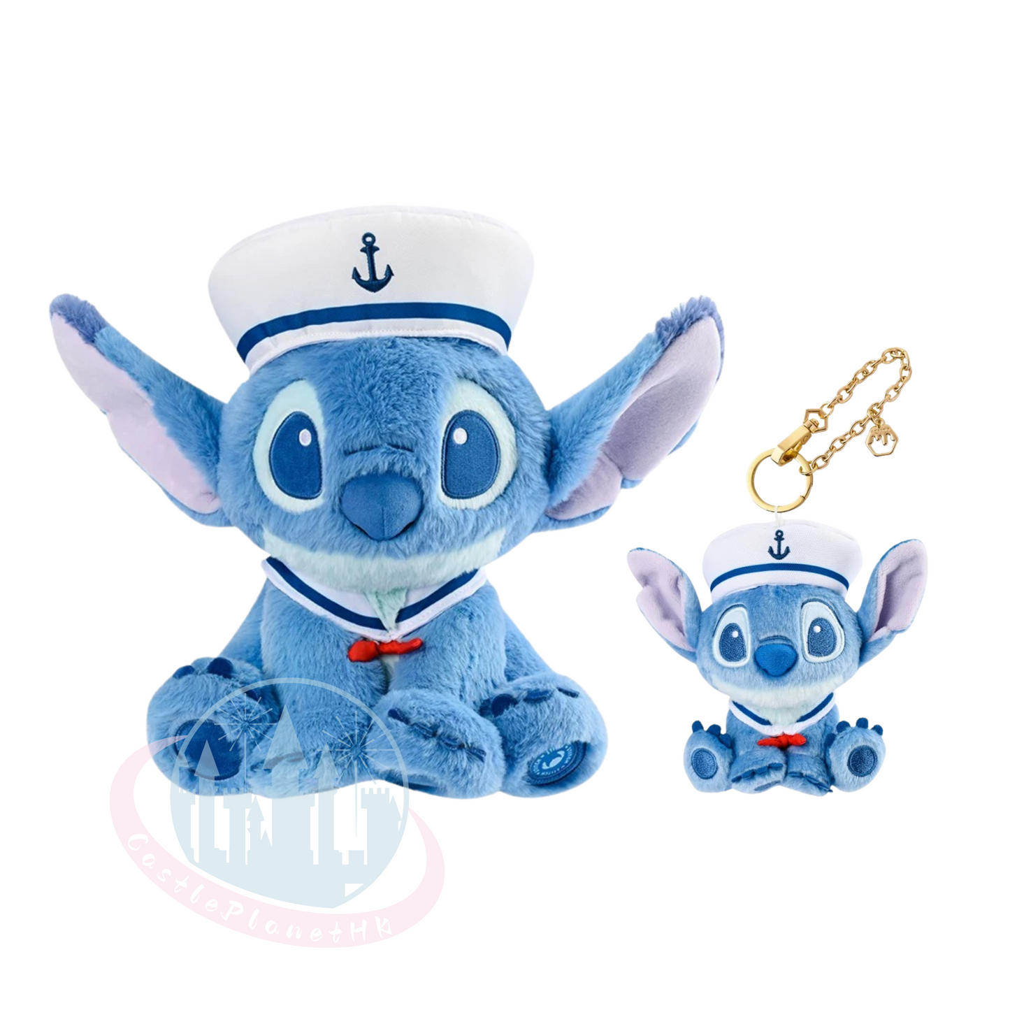 "Pre-Order" Other - Disney Sailor Stitch Plush Keychain, POTDEMIEL