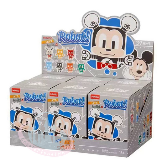 "Pre-Order" Other - Disney Mickey Let Build a Robot Collection Blind Box, MINISO