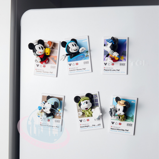 "Pre-Order" Other - Disney Mickey Enjoy life Collection Magnet Blind Box, MINISO