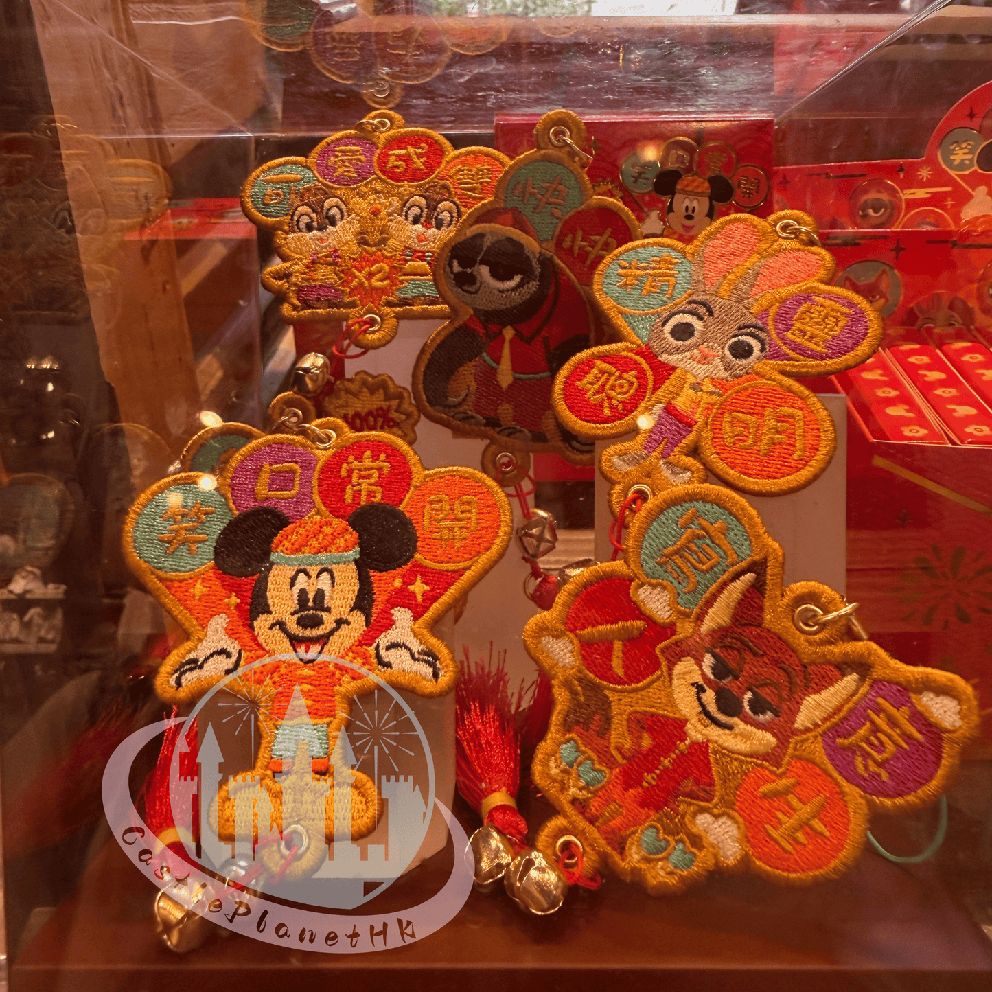 "Pre Order" HKDL - Mickey and Friends mini Embroidery Mystery Fai Chun (Chinese New Year 2026)