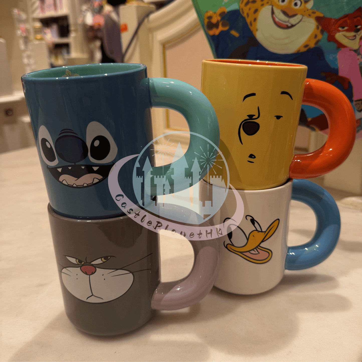 “Pre-order” HKDL - Lucifer Character Face Ceramic Mugs