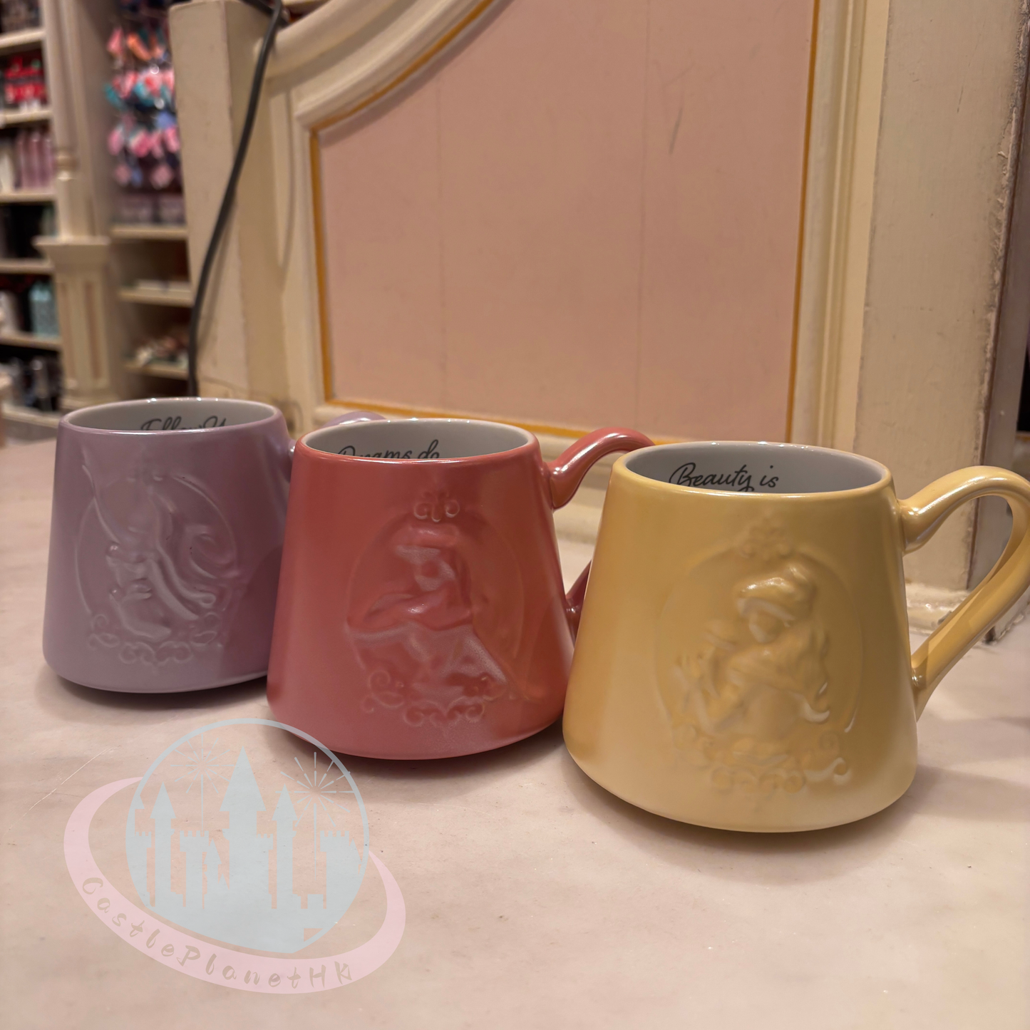 “Pre-order” HKDL - Belle Sculpted bas Mug, Beauty and the Beast