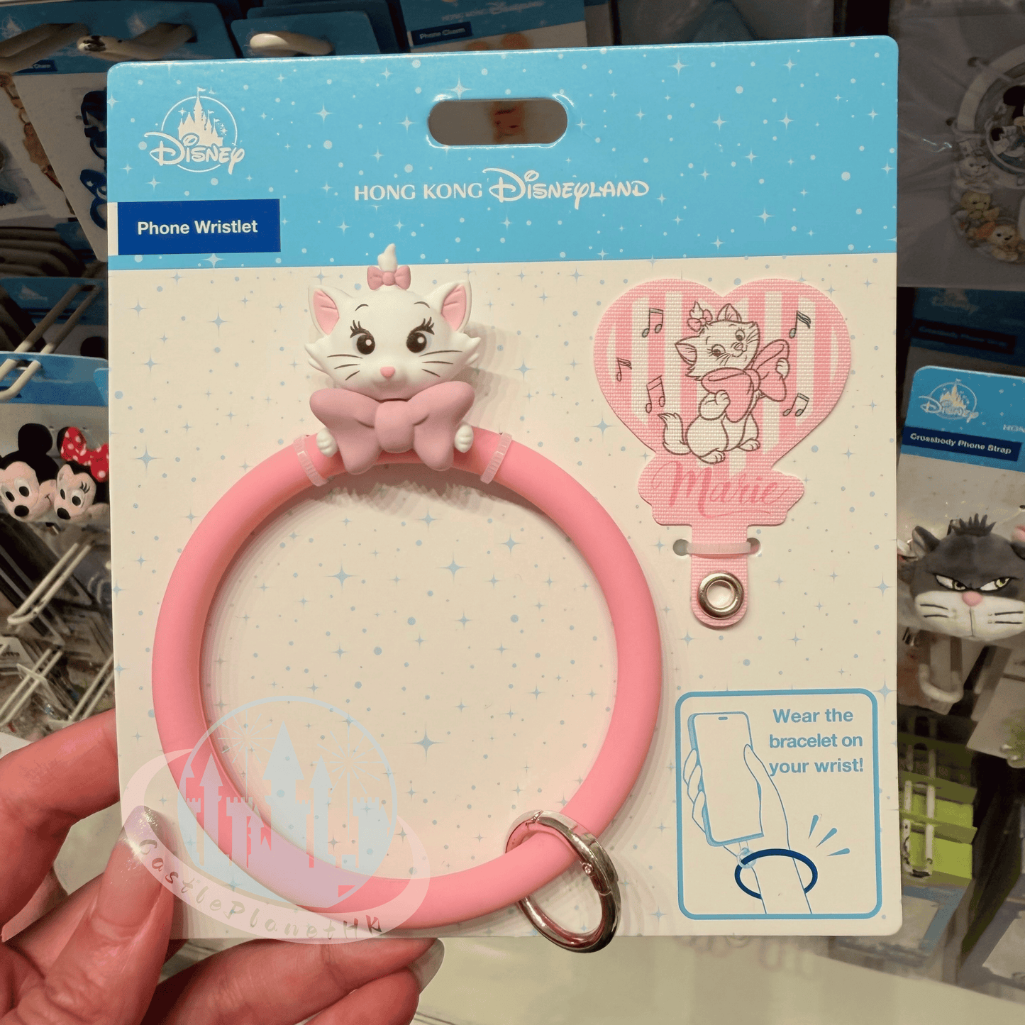 "Pre Order" HKDL - Marie Phone Wristlet