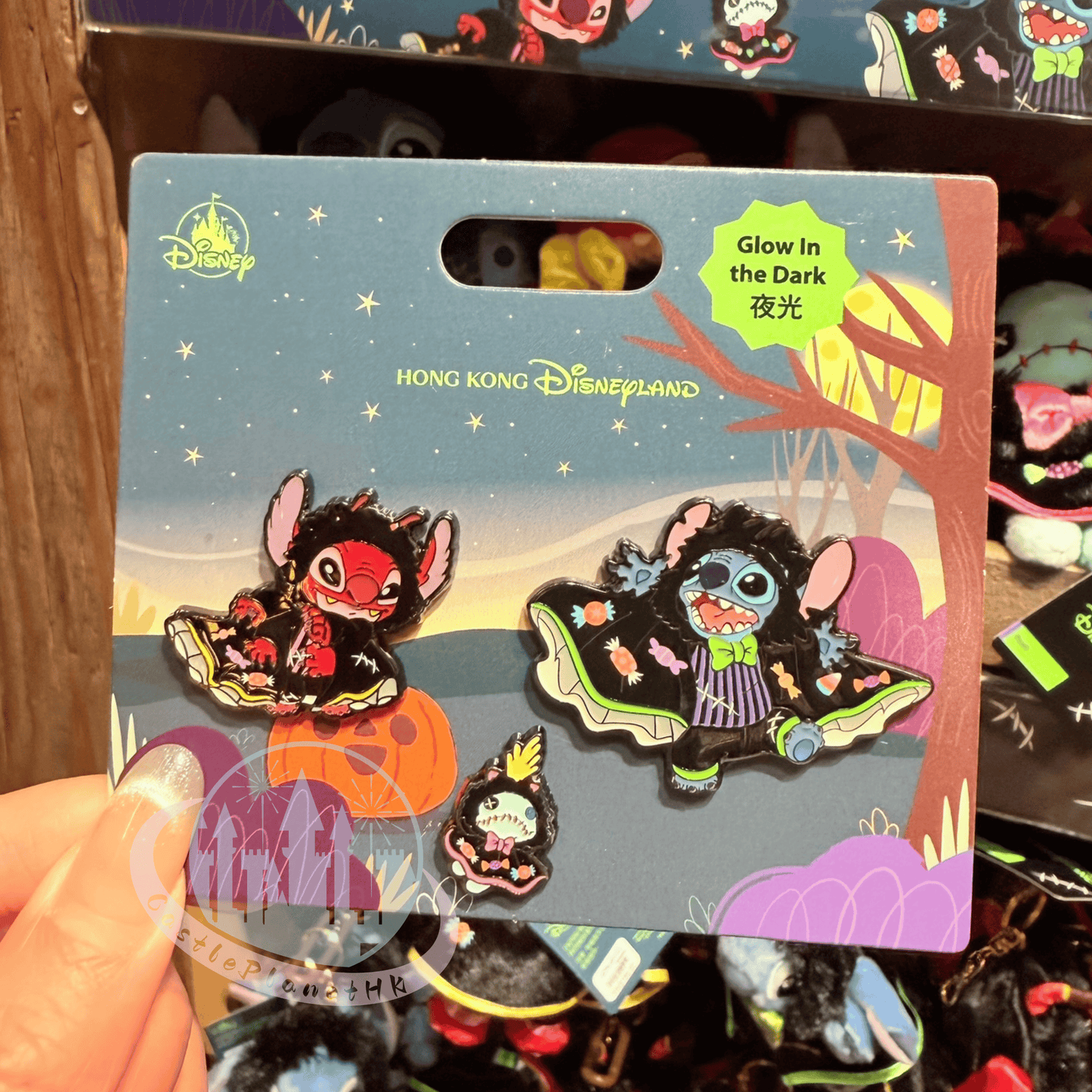 HKDL - Leroy & Stitch Pins Set, Halloween Trick-or-Treat 2026