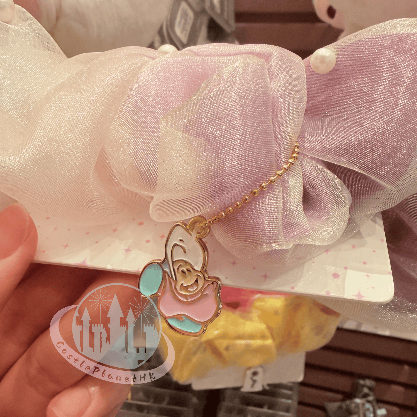 "Pre-Order" HKDL - Oyster Baby Hair Scrunchies with Charm