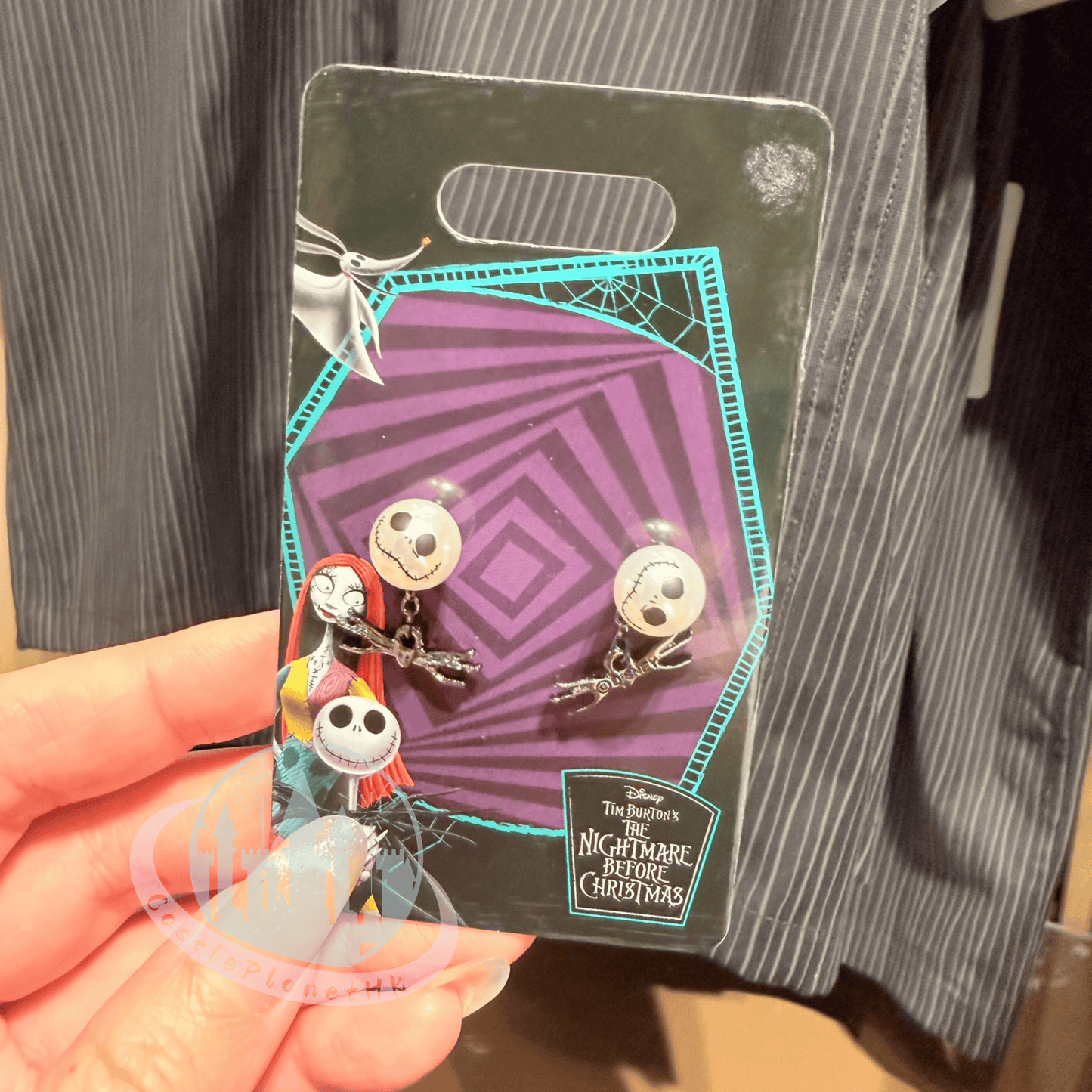 "Pre-Order" HKDL - Jack The Nightmare Before Christmas Earrings, Halloween 2026