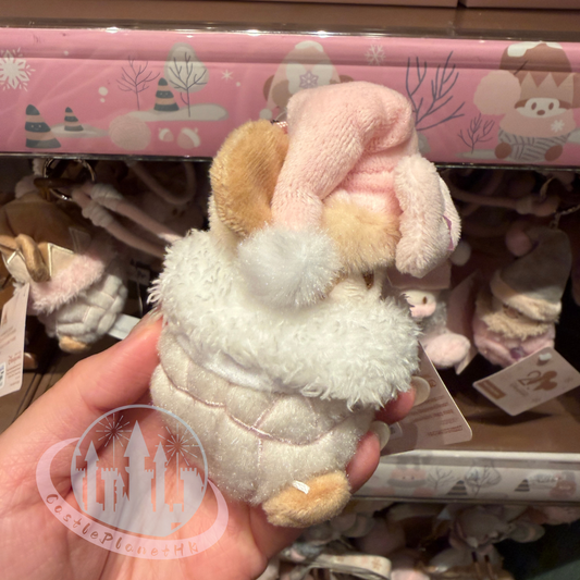"Pre-Order" HKDL - Minnie Plush Keychain, 2025 Christmas
