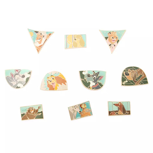 HKDL - Lady and the Tramp 70th Anniversary Mystery Pin 2-Piece Blind Pack【Ready Stock】