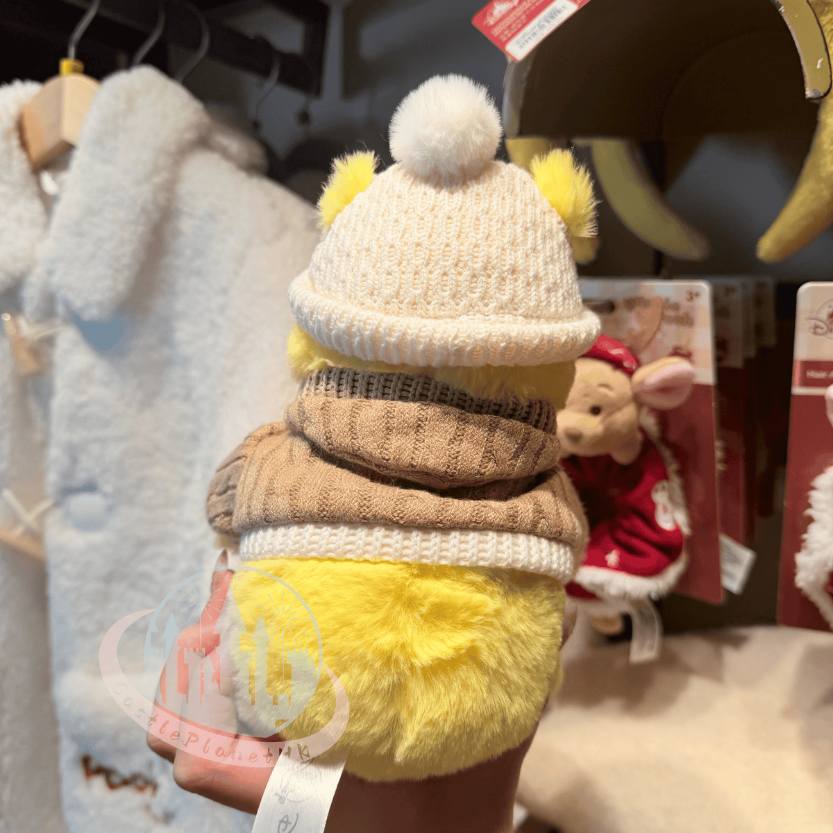 "Pre-Order" HKDL - Winnie the Pooh small Plush Toy, Winter Woolies 2026
