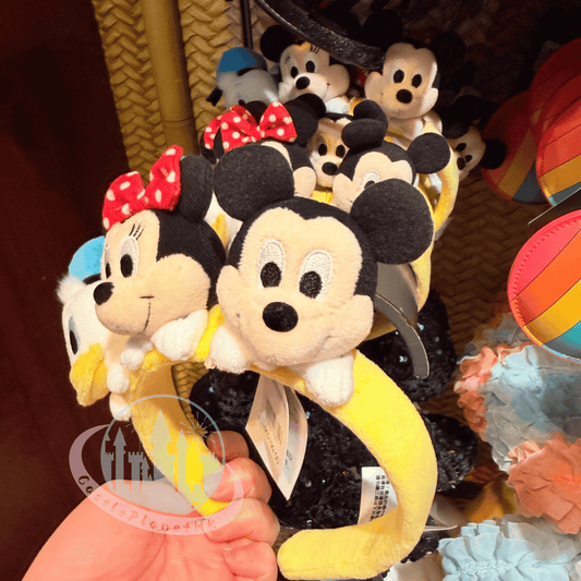 "Pre-Order" HKDL - Mickey, Minnie, and Donald "Peek-a-Boo" Plush Headband for Adults