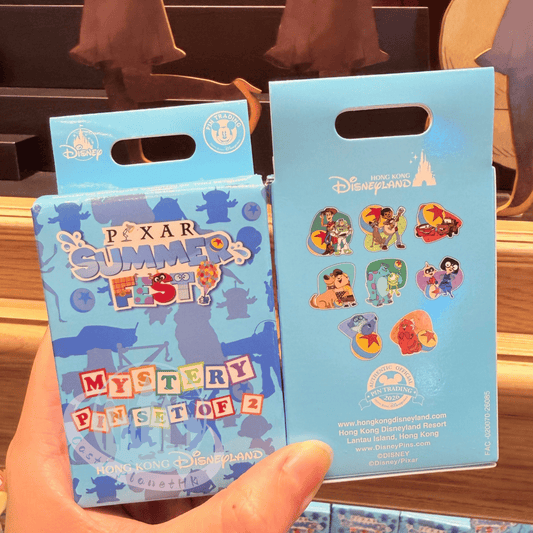 "Pre-Order" HKDL - Pixar Summer Squad 2-Piece Mystery Pin Blind Pack
