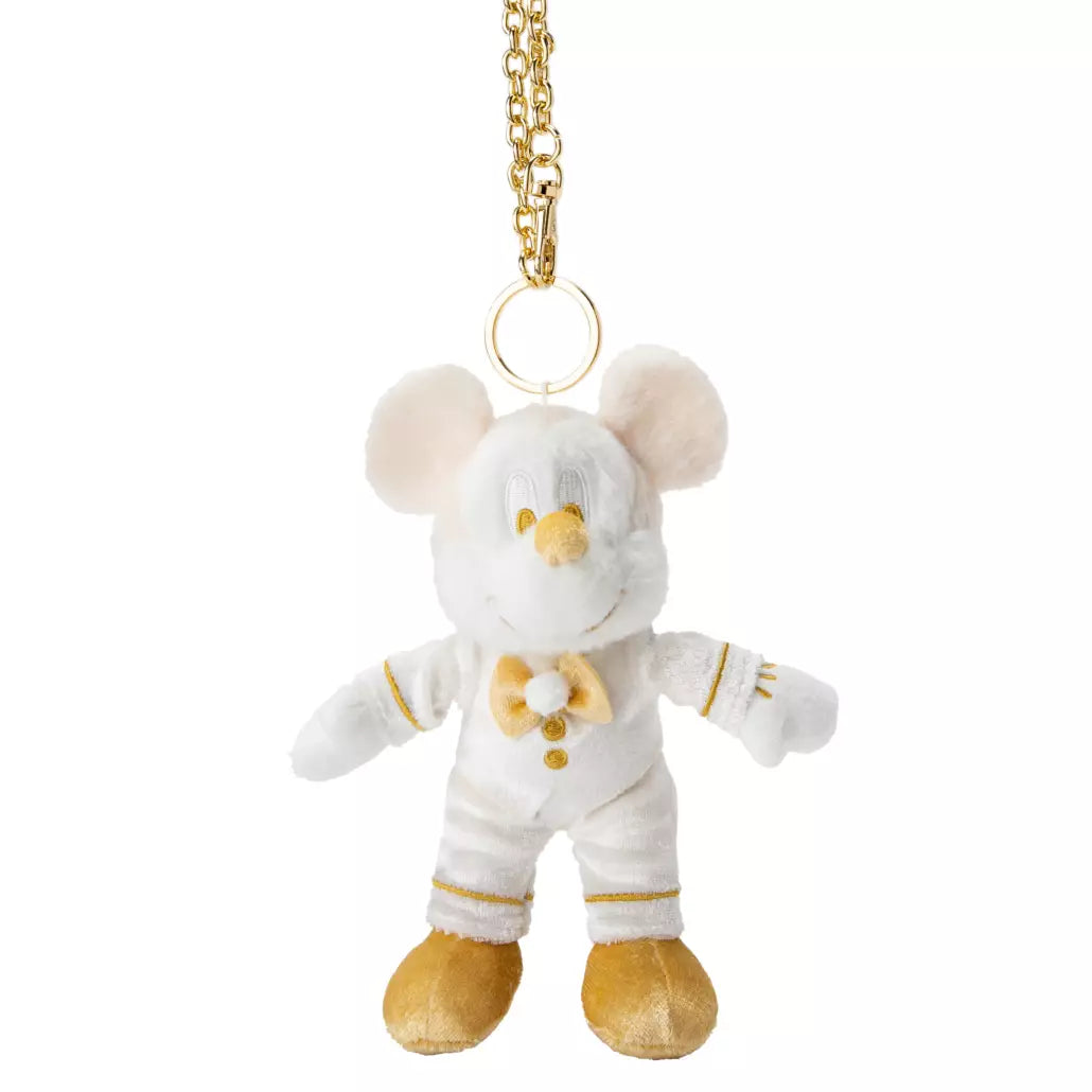 "Pre-Order" HKDL - Mickey Mouse Plush Keychain (Pearl Love Collection)