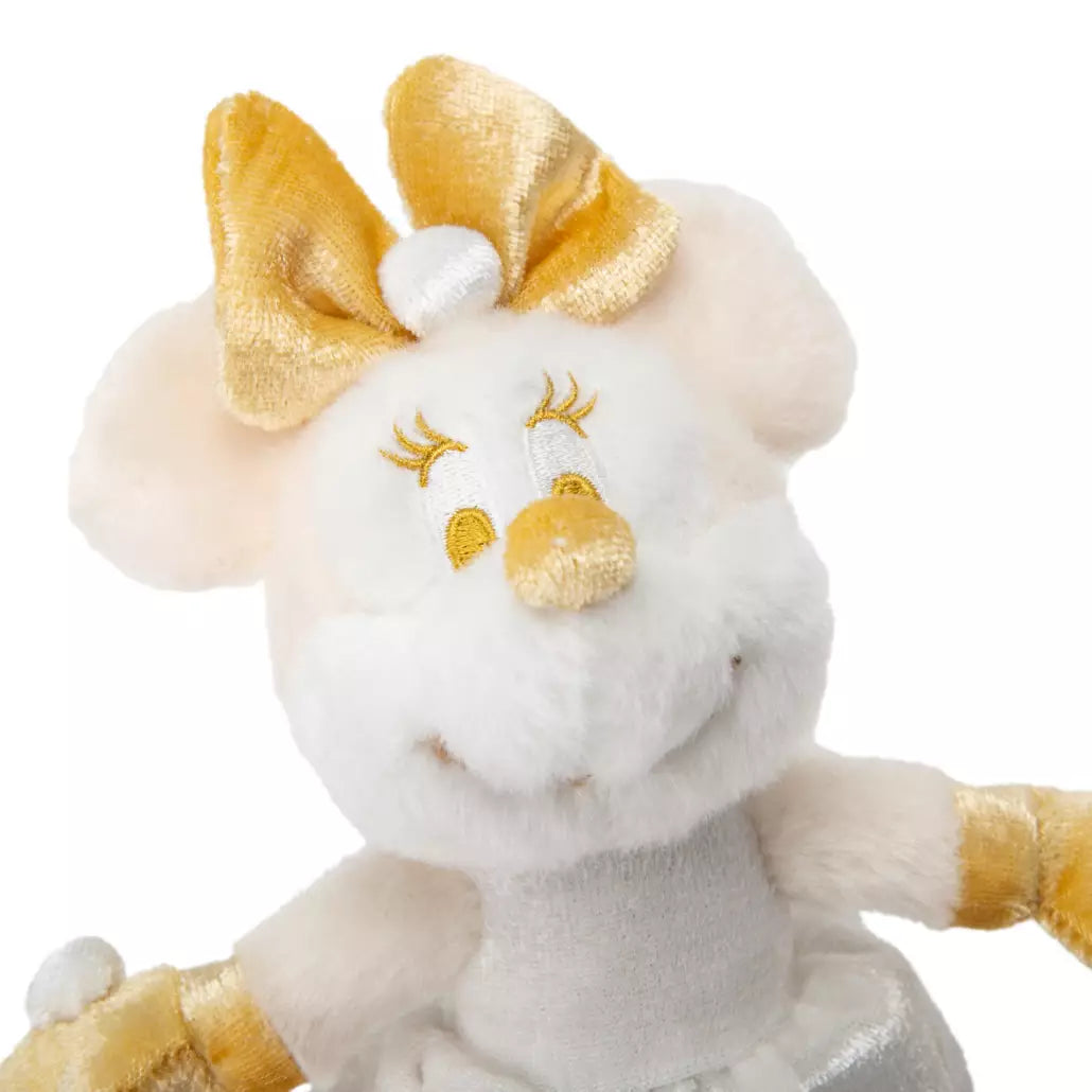 "Pre-Order" HKDL - Minnie mouse Plush Keychain (Pearl Love Collection)