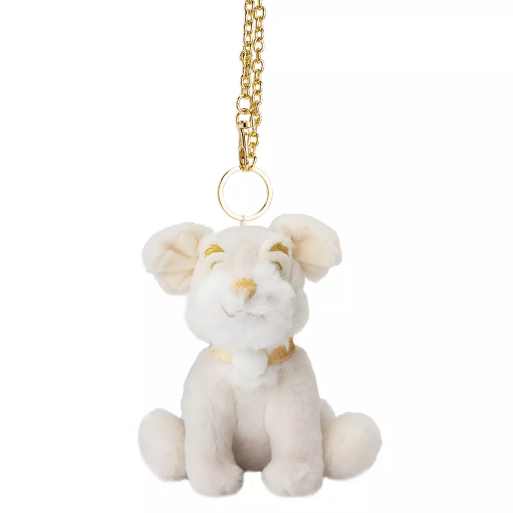 "Pre-Order" HKDL - Tramp Plush Keychain, Lady and the Tramp (Pearl Love Collection)