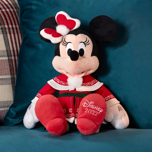 “Pre-order” HKDL - Minnie Mouse Holiday Medium Plush