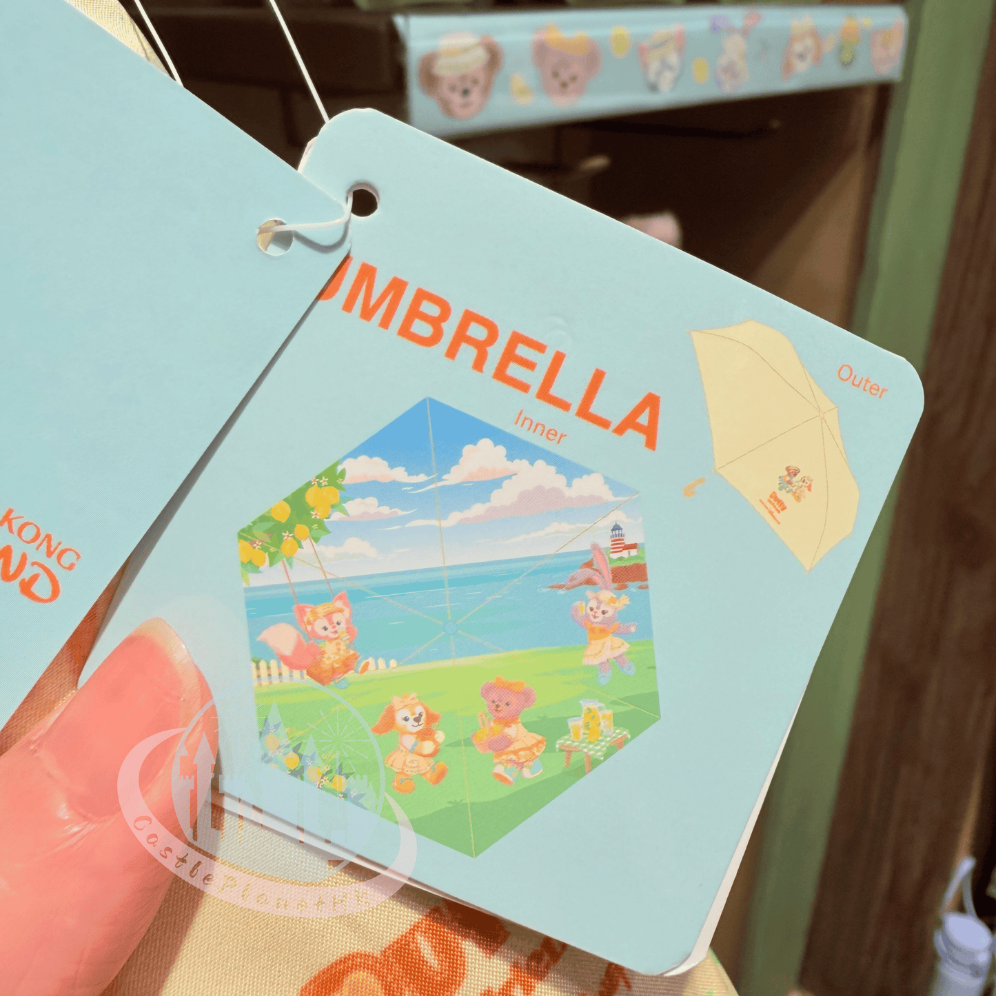 "Pre Order" HKDL - ShellieMay, StellaLou, CookieAnn & LinaBell Folding Umbrella, Duffy and Friends Lemon Fiesta 2026
