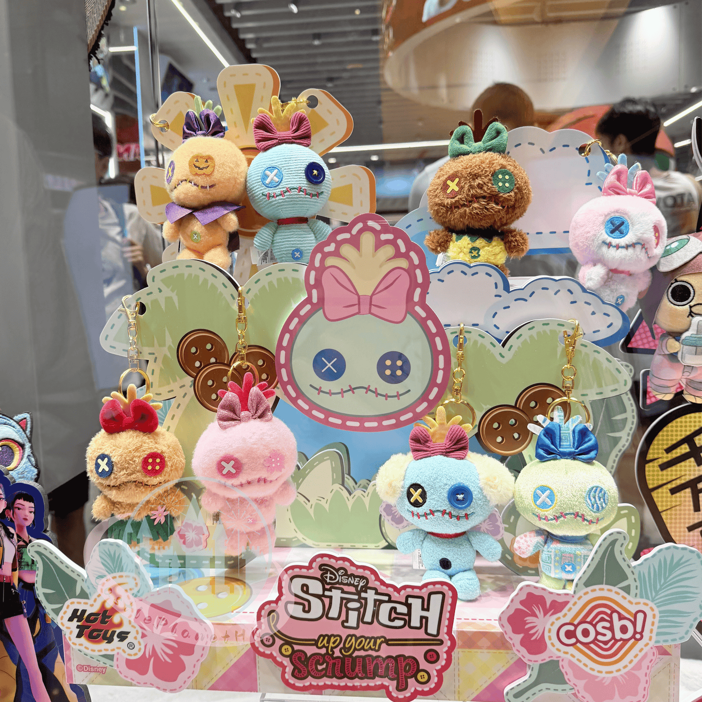 “Pre-Order” Other - Disney Stitch Up Your Scrump Plush Keychain Blind Box , COSBI