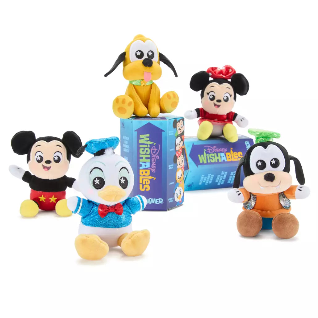 "Pre-Order" HKDL - Mickey Mouse and Friends Mystery Disney Wishables Shimmer Plush Blind Box