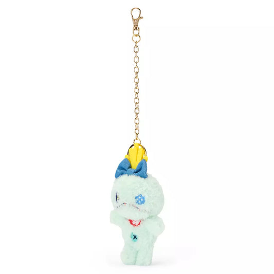 “Pre-order” SHDR/HKDL - Scrump Denim Plush Keychain, Lilo & Stitch