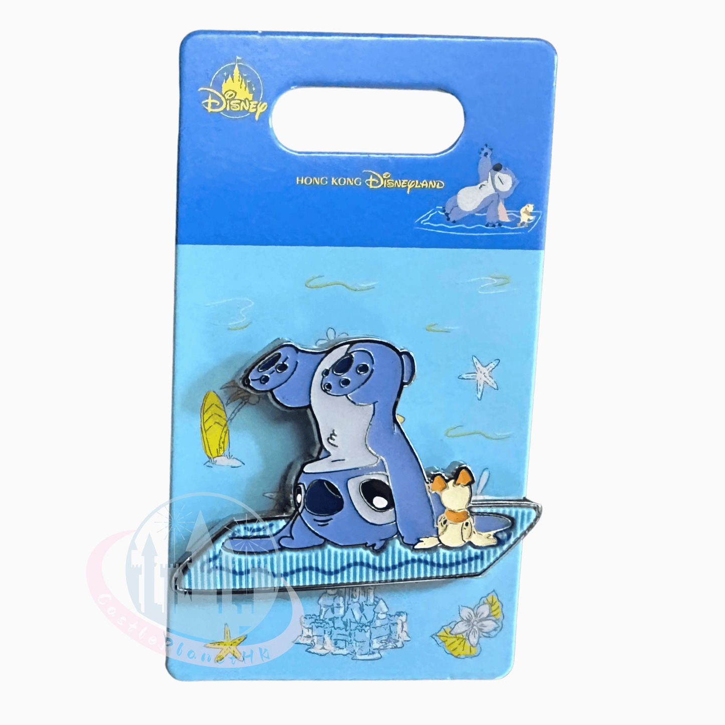 "Pre-Order" HKDL - Stitch & Duckling Handstand Trick Pin, Lilo and Stitch Summer 2026