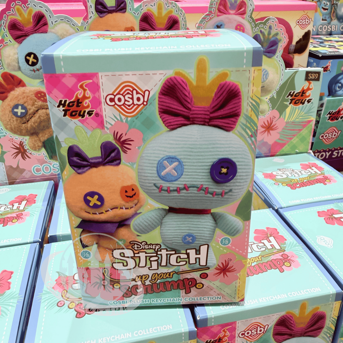 “Pre-Order” Other - Disney Stitch Up Your Scrump Plush Keychain Blind Box , COSBI