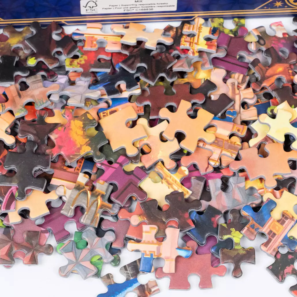 "Pre-Order" HKDL - Four Parks One World Jigsaw Puzzle by Thomas Kinkade