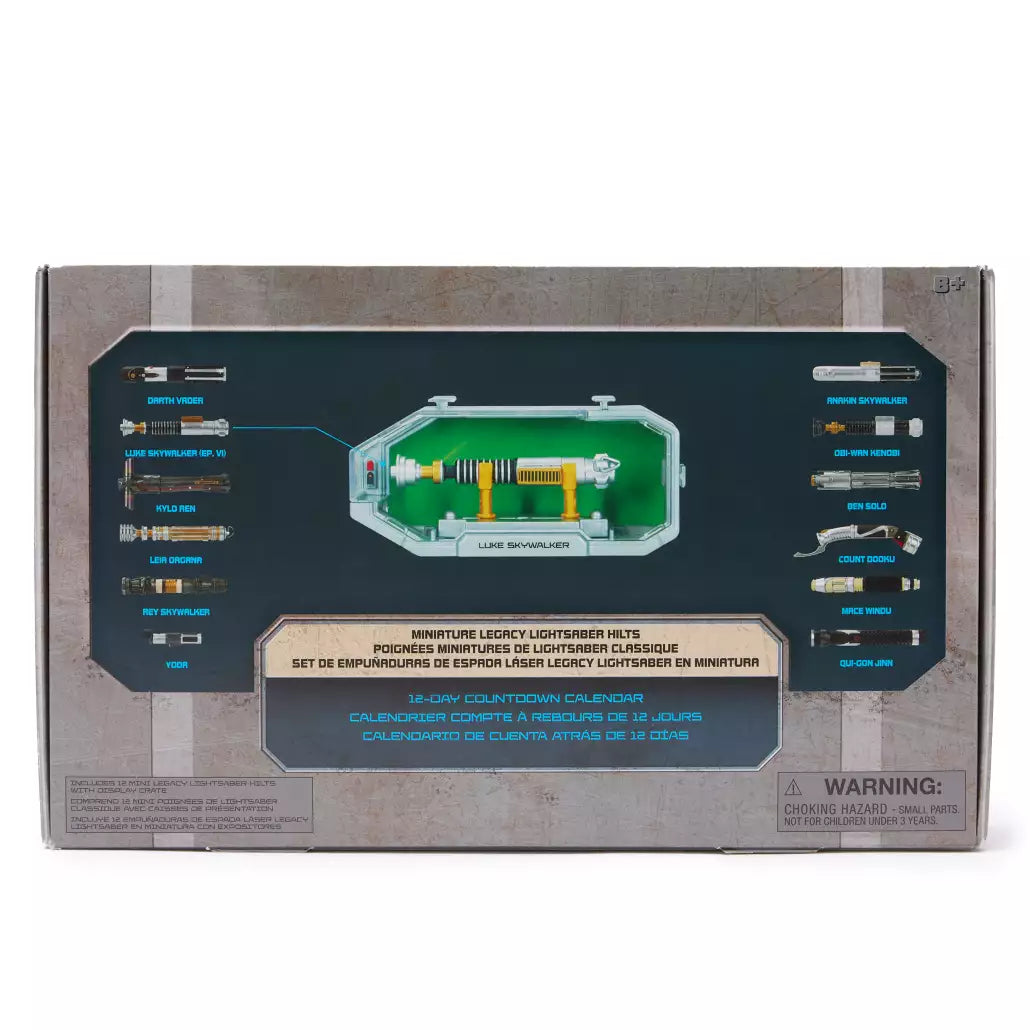 “Pre-order” HKDL - Miniature Legacy LIGHTSABER Hilts Countdown Calendar, Star Wars