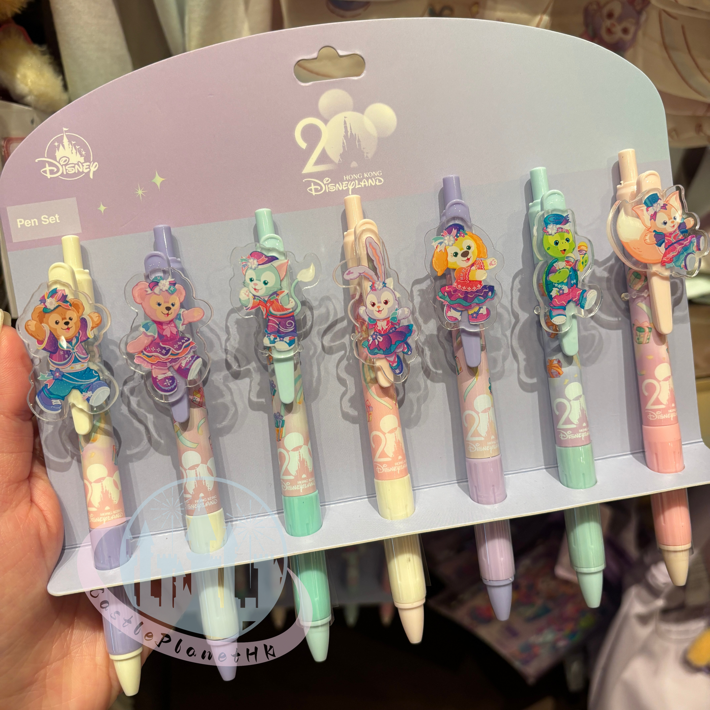 “Pre-order” HKDL - Duffy & Friends Pen set, HKDL 20th Anniversary Grand Celebration