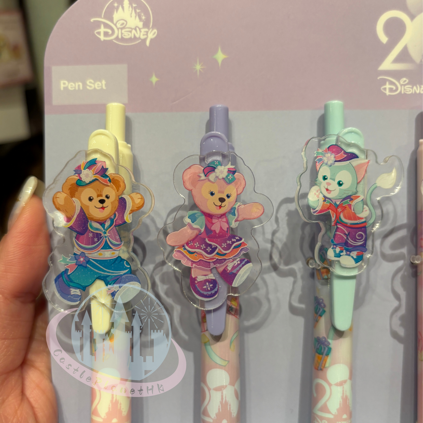 “Pre-order” HKDL - Duffy & Friends Pen set, HKDL 20th Anniversary Grand Celebration