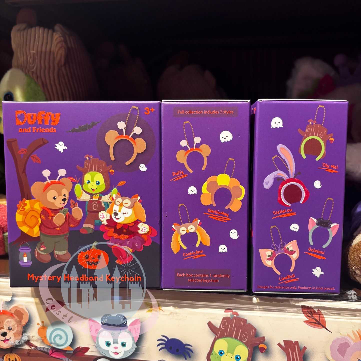 "Pre-Order" HKDL - Mystery Mini Headband Keychain, Duffy & Friends - Halloween Party 2025