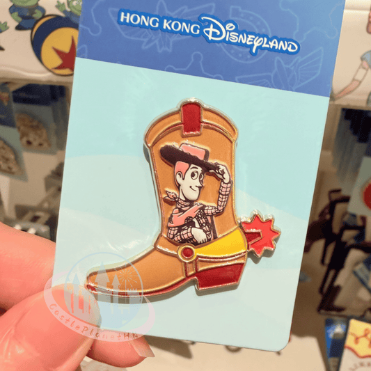 "Pre-Order" HKDL - Woody in a Cowboy Boot Pin, Toy Story 2026