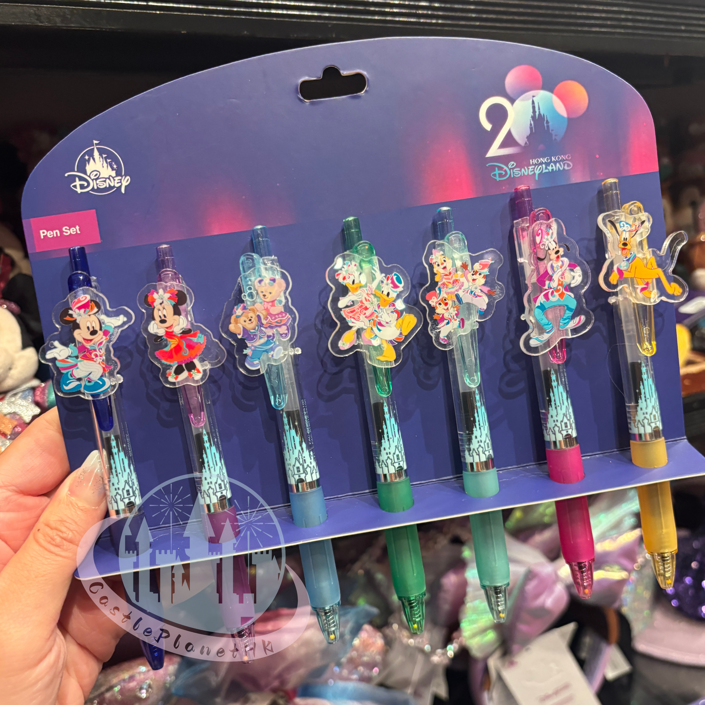 “Pre-order” HKDL - Mickey & Friends Pen set, HKDL 20th Anniversary Grand Celebration