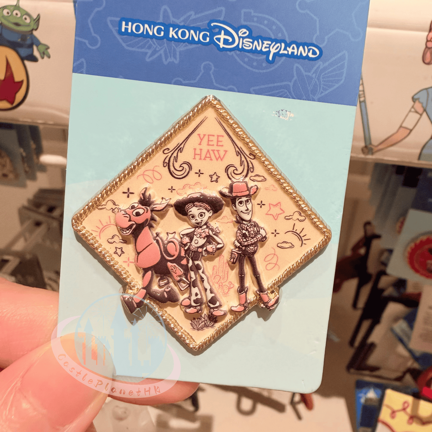 "Pre-Order" HKDL - Woody, Jessie, and Bullseye Pin, Toy Story 2026