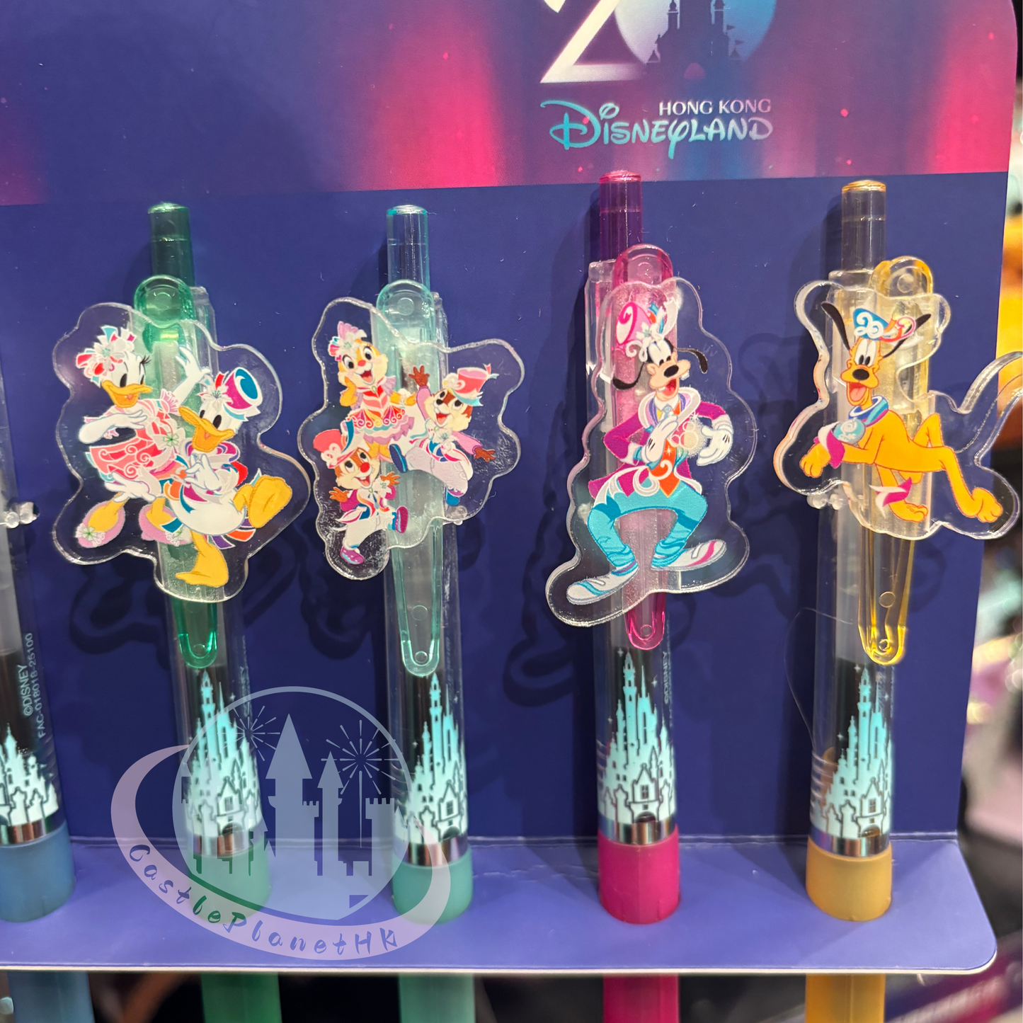 “Pre-order” HKDL - Mickey & Friends Pen set, HKDL 20th Anniversary Grand Celebration