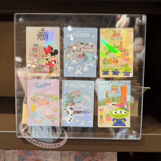 "Pre-Order" HKDL - Mickey and Friends Collectible Cards, Park Area Themed 2026