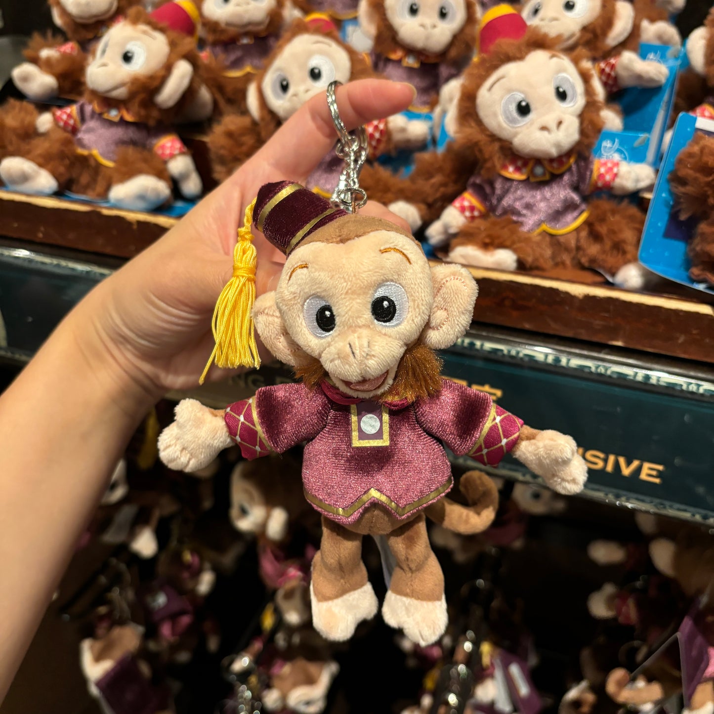 HKDL - Albert the Monkey Plush Keychain, Mystic Manor【Ready Stock】