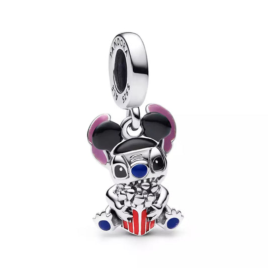 “Pre-order” HKDL - Stitch with Popcorn Charm, Lilo & Stitch (Disney X PANDORA)
