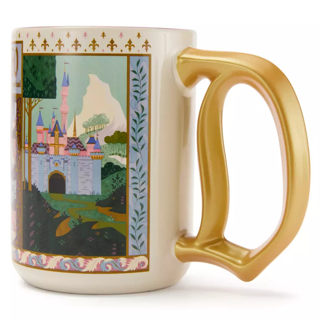 "Pre-Order" HKDL - Sleeping Beauty Castle Mug, Disneyland 70th Anniversary