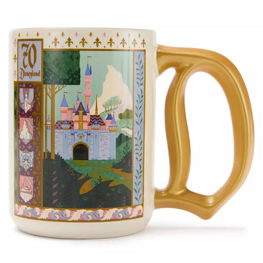 "Pre-Order" HKDL - Sleeping Beauty Castle Mug, Disneyland 70th Anniversary