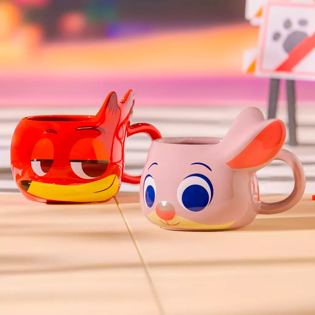 "Pre-Order" HKDL - Nick Wilde Sculpted Mug, Zootopia