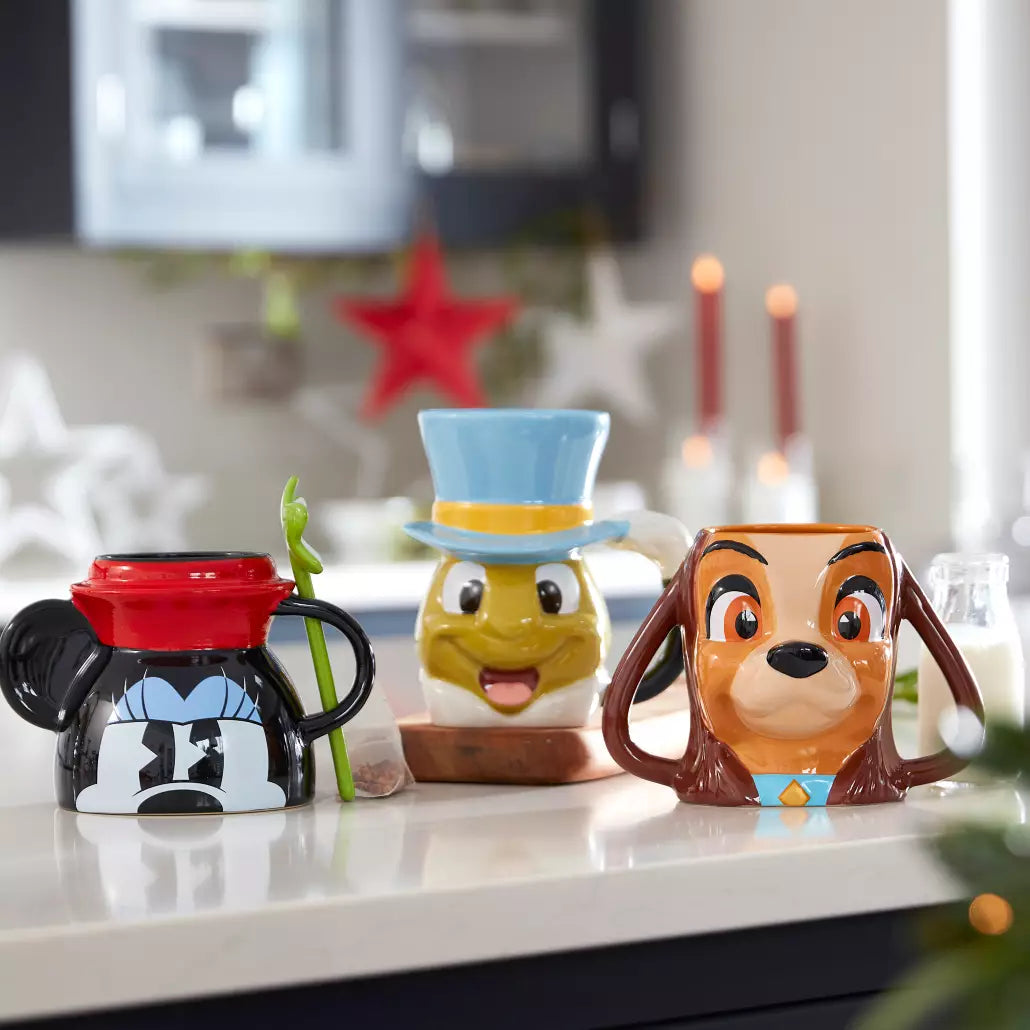 "Pre-Order" HKDL - Jiminy Cricket Sculpted Mug, Pinocchio