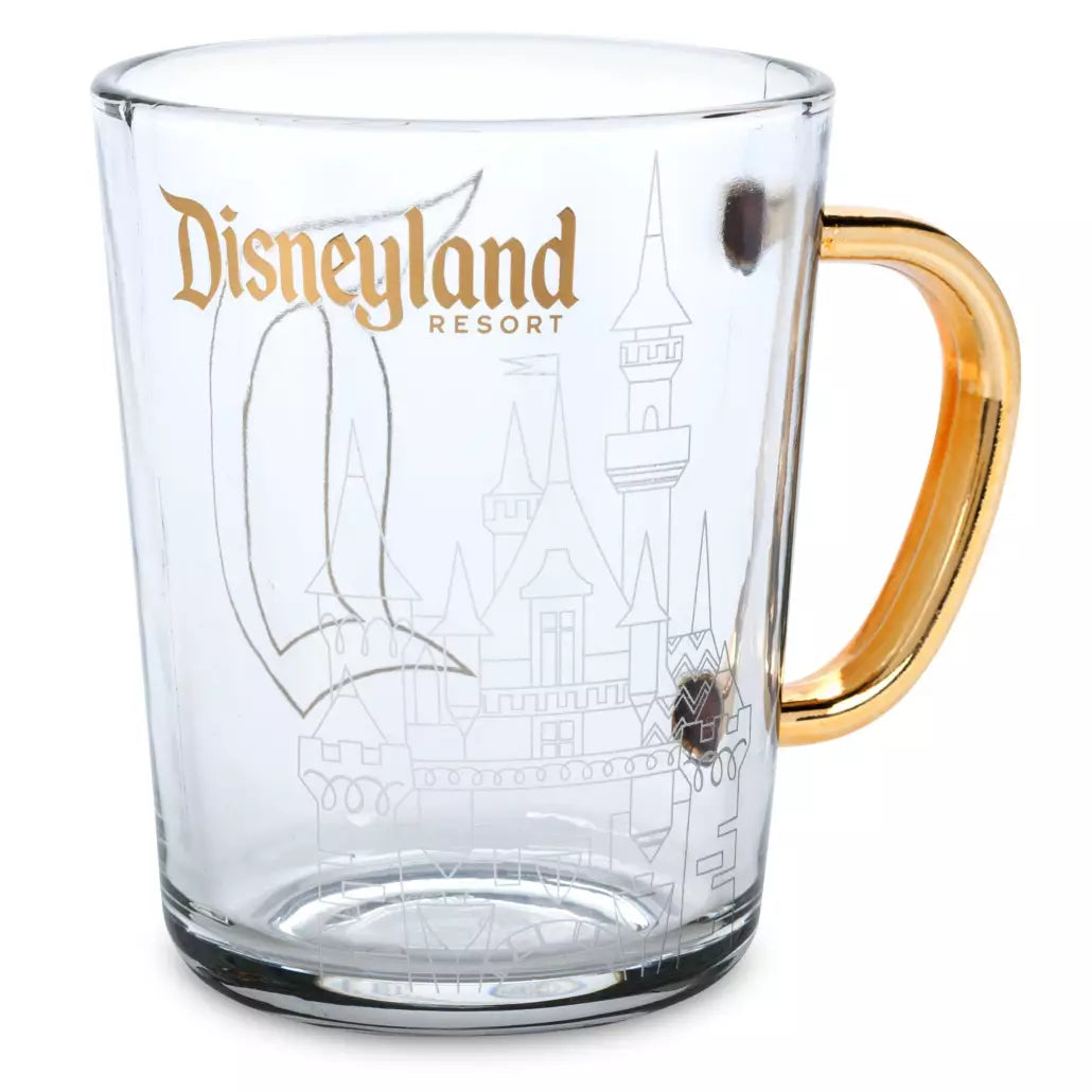 “Pre-order” HKDL - Sleeping Beauty Castle Glass Mug, Disneyland